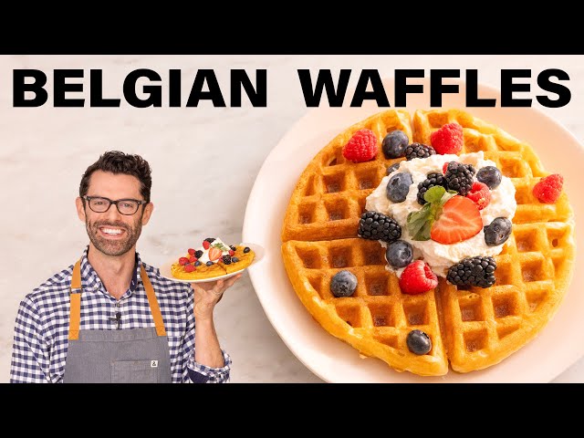 Easy Belgian Waffles Recipe