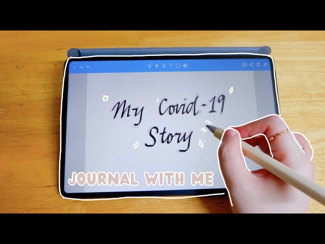 📝 My Covid-19 Story Journal With Me on Huawei Matepad Pro | Noteshelf for Android