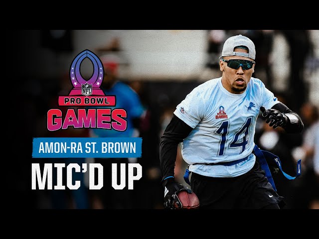 Amon-Ra St. Brown Mic'd Up at the Pro Bowl Games