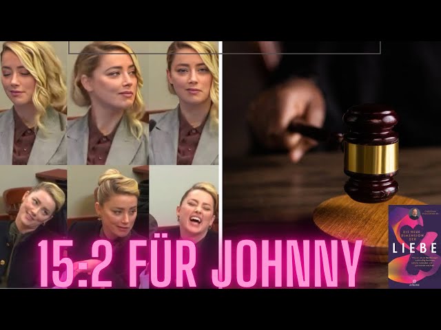 Live: Urteil im Johnny Depp / Amber Heard Prozess : Johnny bekommt 15 Mille, Amber 2 Mille