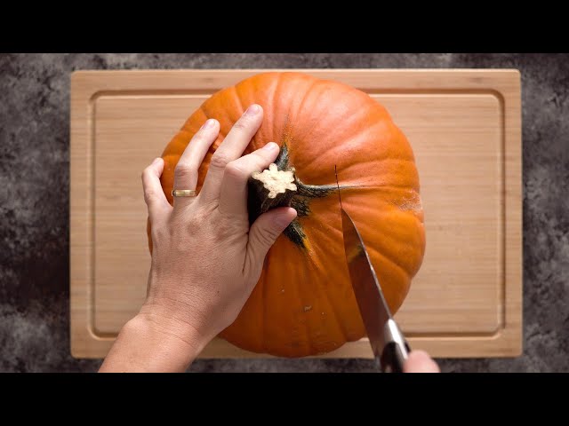 How To Cut A Pumpkin + Pumpkin Recipes