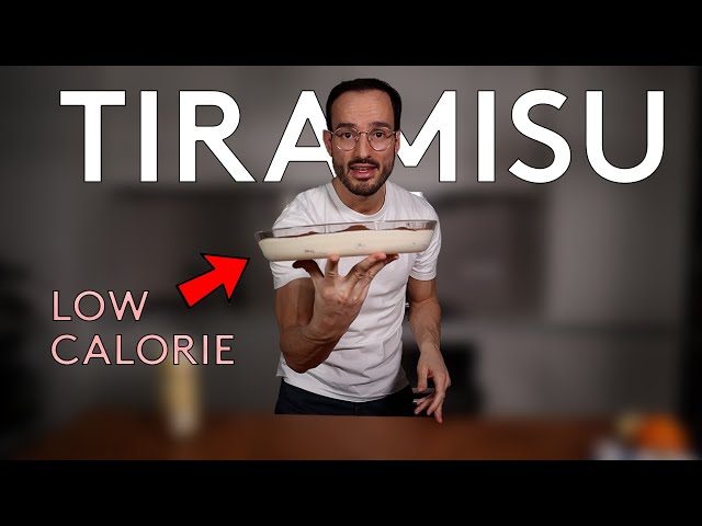 AMAZING TIRAMISU Cake with Low Calories | Italian anabolic dessert recipe for weight loss