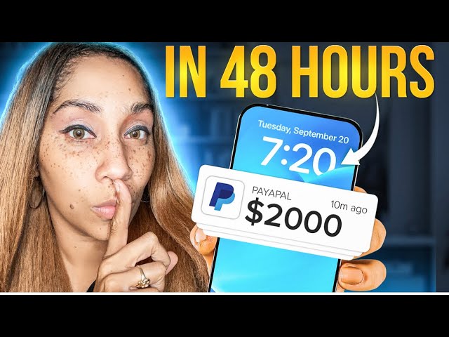 💸Make $2000 in 48Hrs with this Side Hustle Part-Time! Pay Off Your Debts!￼