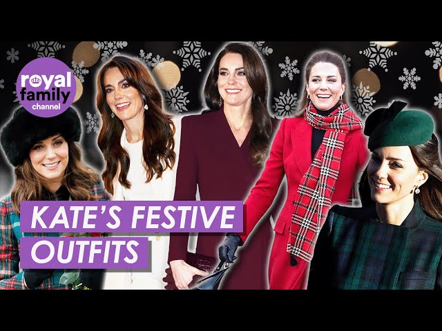 All of Kate Middleton's Most Stunning Christmas Outfits So Far