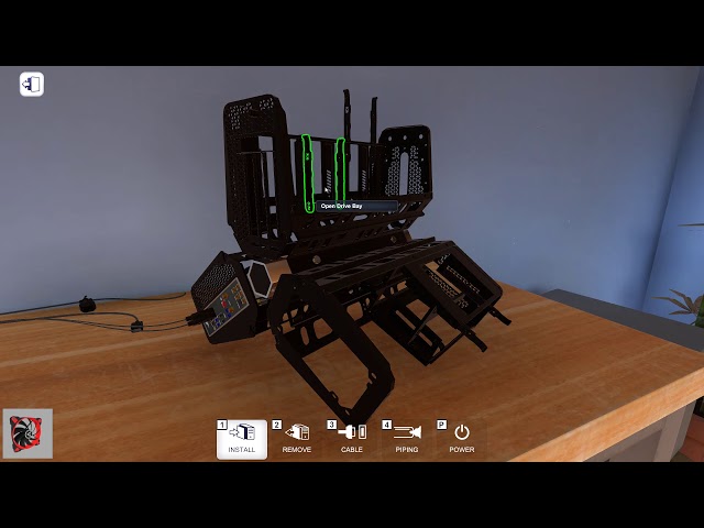 Super Weird PC Case - GAMERSTORM TRISTELLAR | PC Building Simulator