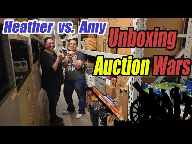 Unboxing Auction Wars - Heather Vs. Amy! Who will Win this fight?
