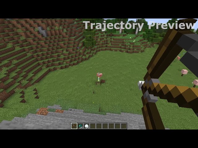 Minecraft mods Review - Trajectory Preview - One of the best minecraft mod  minecraft modpack