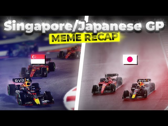 F1 2022 Singapore + Japanese GP Meme Recap