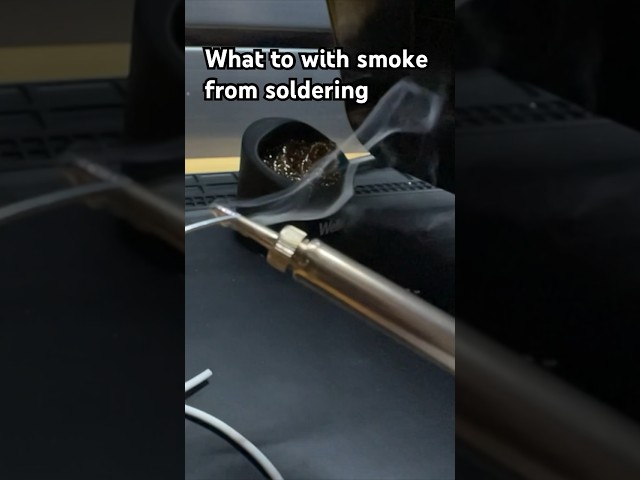 Solder smoke