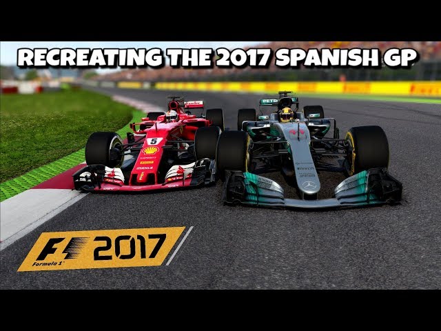 F1 2017 GAME: RECREATING THE 2017 SPANISH GP