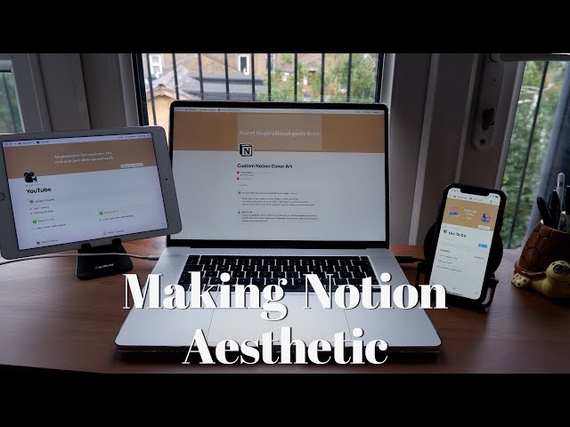 The BEST way to make custom Notion cover art | Aesthetic Notion