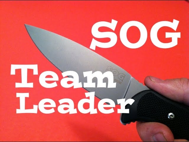 SOG Team Leader Knife Review: A Blade Done Right!
