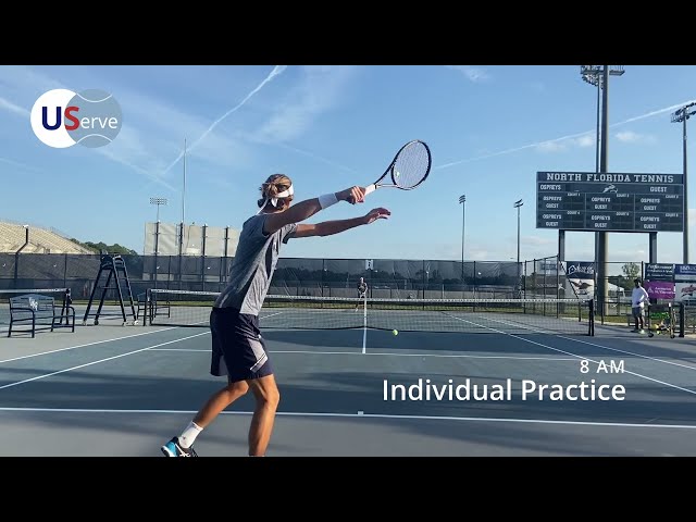 Day in the life of a D1 College Tennis Player