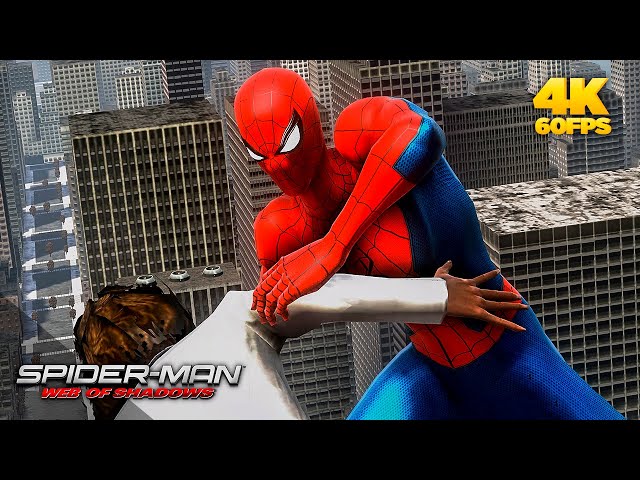 Spider-Man: Web of Shadows - All 4 Endings + Secret Wolverine Scene [4K 60FPS] No Commentary
