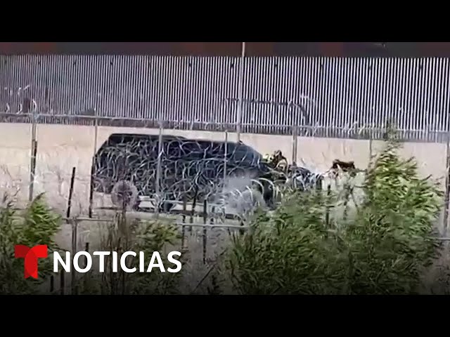 "¡Hay niños! ¡Grábalo!": la Guardia Nacional de Texas dispara hacia México | Noticias Telemundo