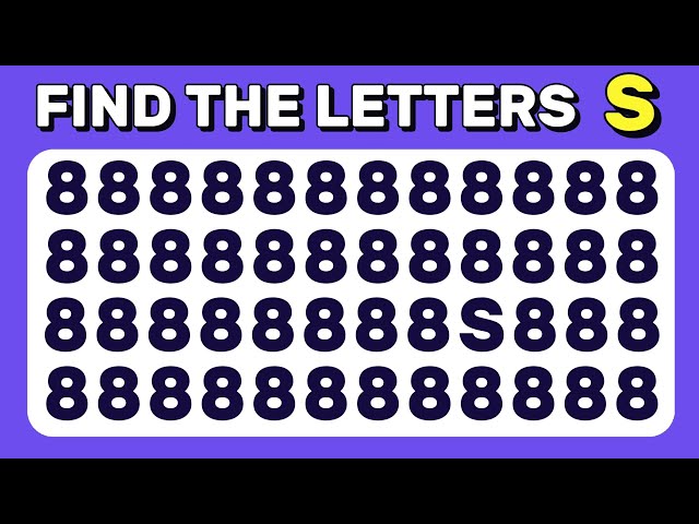 Find the ODD One Out - Numbers and Letters Edition ✅️ Easy, Medium, Hard - 20 levels