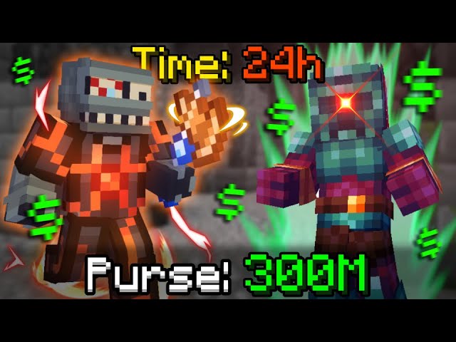 How I Got 300 MILLION Coins in 24 Hours | Hypixel Skyblock