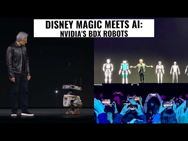 Disney Magic Meets AI: Nvidia's BDX Robots! 🤖