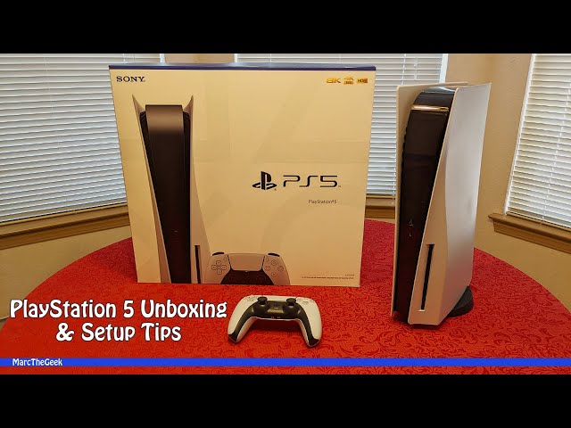 PlayStation 5 Unboxing & Initial Setup Tips