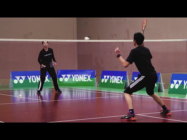Front Shot Drill for Badminton Doubles - Aggressive Attacking - Coach Kowi Chandra
