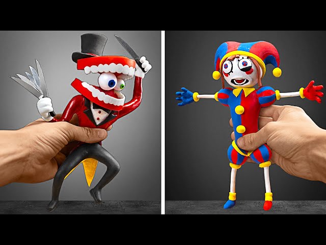 I Made Pomni & Caine From The Amazing Digital Circus And They Are Crazy! 🎪🤹