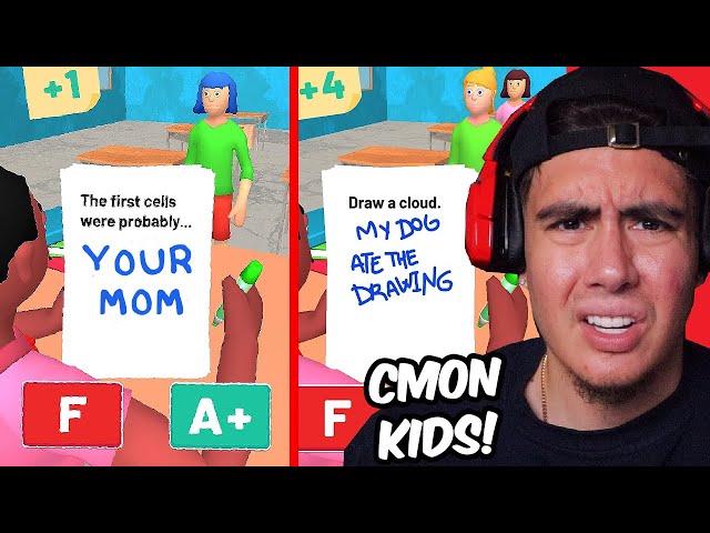 THESE KIDS ARE SO DUMB IT MADE ME LOSE FAITH IN HUMANITY | Grade Papers, Please!