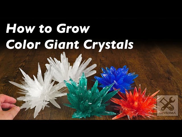 How to Grow Color Giant Crystal