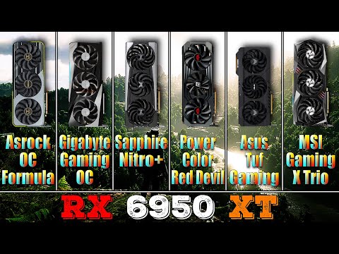 Top 6 RX 6950 XT 16GB PC Gameplay Benchmark Tested