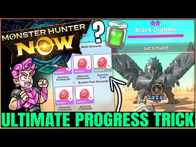 Monster Hunter Now - Make the Game EASY - INFINITE Parts, High Speed Exploit & Best Weapon Guide!