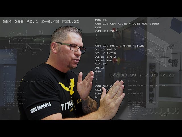 G & M Code - Titan Teaches Manual Programming on a CNC Machine.
