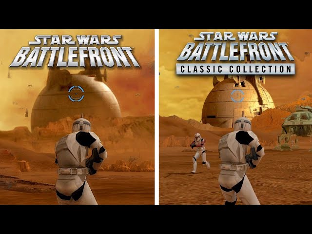 Comparing the ORIGINAL Battlefront to the CLASSIC COLLECTION