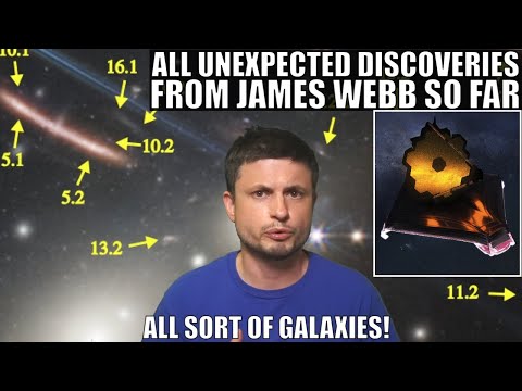 Summary of Major James Webb Galactic Discoveries That Nobody Expected