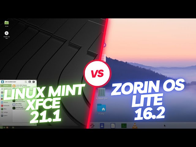 Zorin OS Lite 16.2 VS Linux Mint XFCE 21.1 (RAM Consumption)