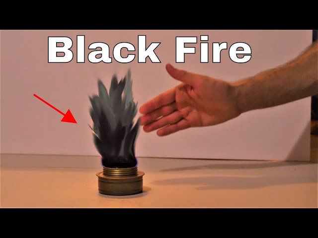 Amazing Experiment Actually Makes Black Fire! The Shadow Fire Experiment