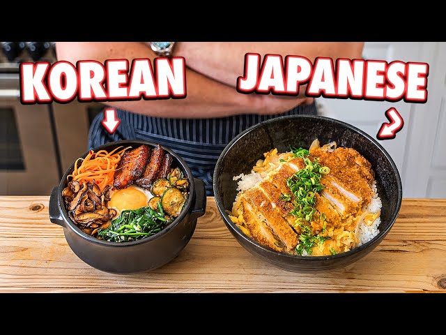 Japanese Rice Bowl vs. Korean Rice Bowl