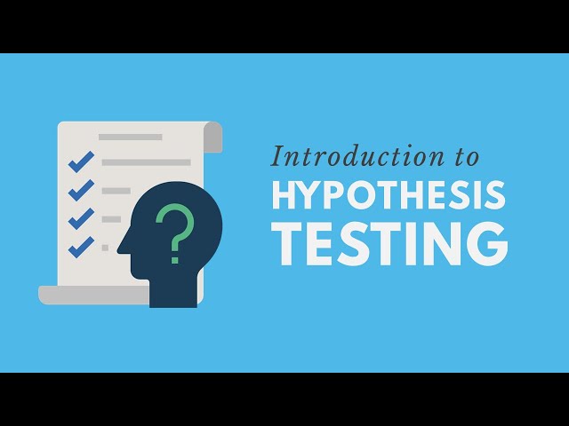 Introduction to Hypothesis Testing (Statistics)