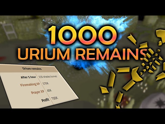 Loot From 1,000 Urium Remains