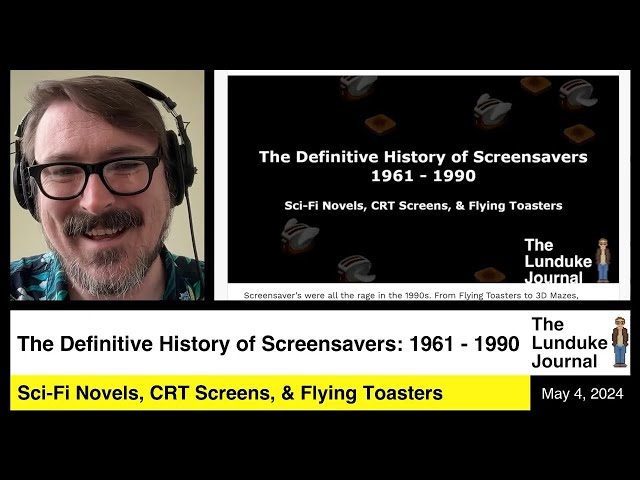 The Definitive History of Screensavers: 1961 - 1990