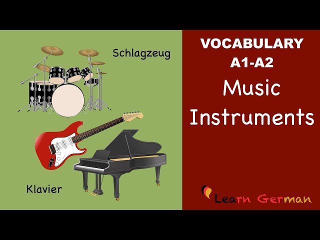 Learn German Vocabulary - Musical instruments in German