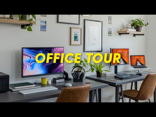 DREAM OFFICE SETUP -  2021 Modern Desk Setup + Tour