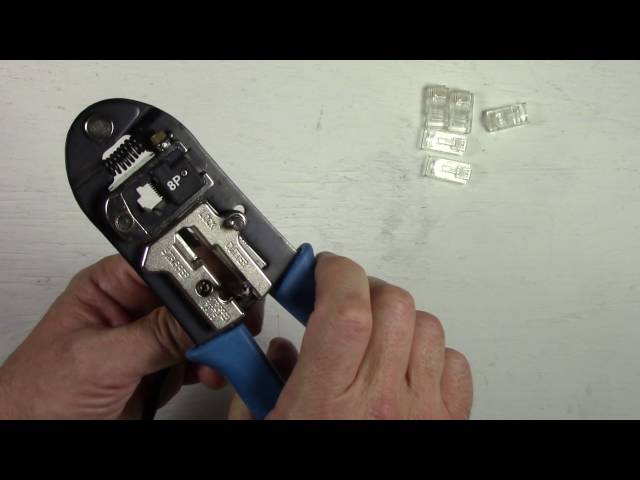 How To Install-Replace An RJ45 Connector On A CAT5-CAT5E Ethernet Network Cable