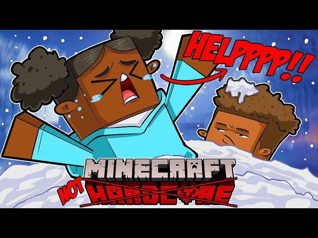 2 Noobs TRY to play HARDCORE Minecraft...