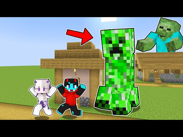 Minecraft, But All Mobs Are GIANT!
