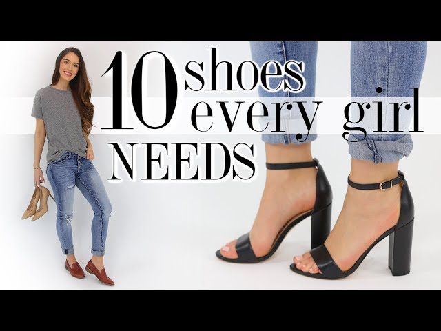 10 SHOES Every Woman Should Own! *essentials you'll love*