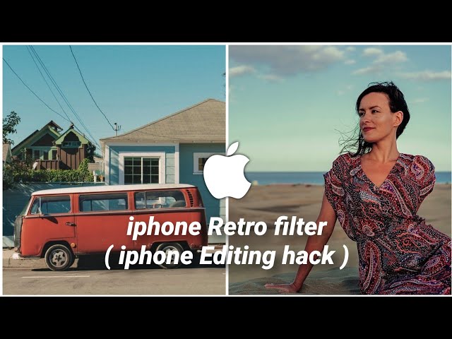 iphone Retro filter | Iphone camera roll Edit | New iphone Editing hack