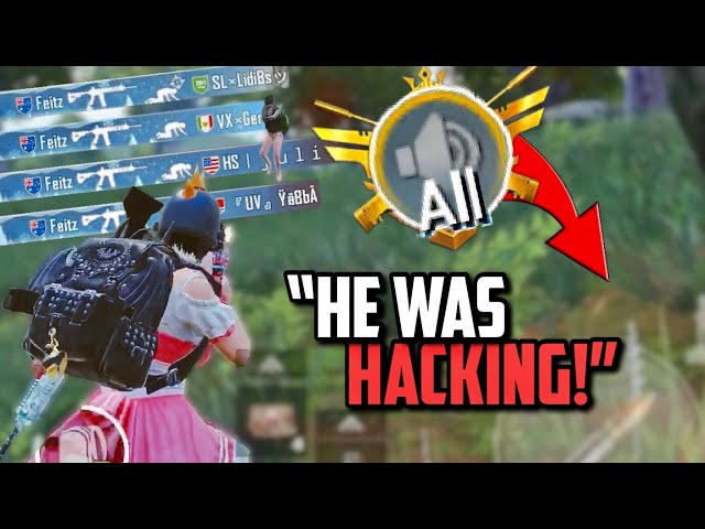 He called me a HACKER on ALL CHAT after this... | PUBG Mobile