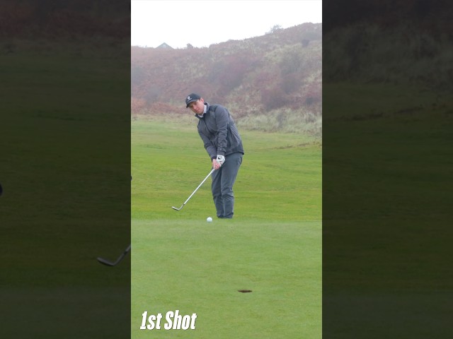Two amazing golf shots in one round!