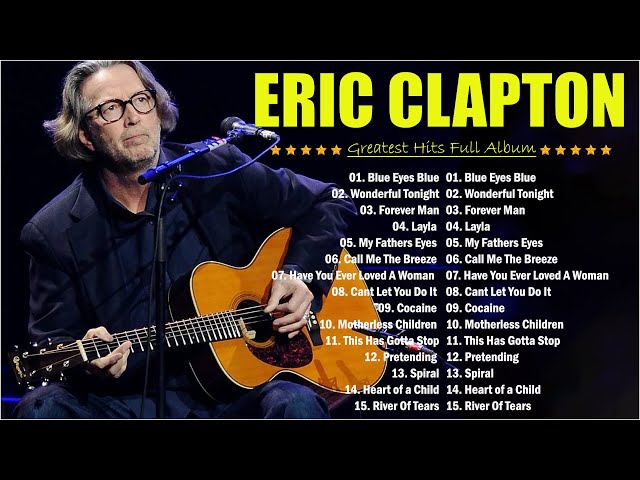 The Very Best Of Eric Clapton 🚩 Eric Clapton Greatest Hits 2024  🥁 #shorts #ericclapton #softrock 📀