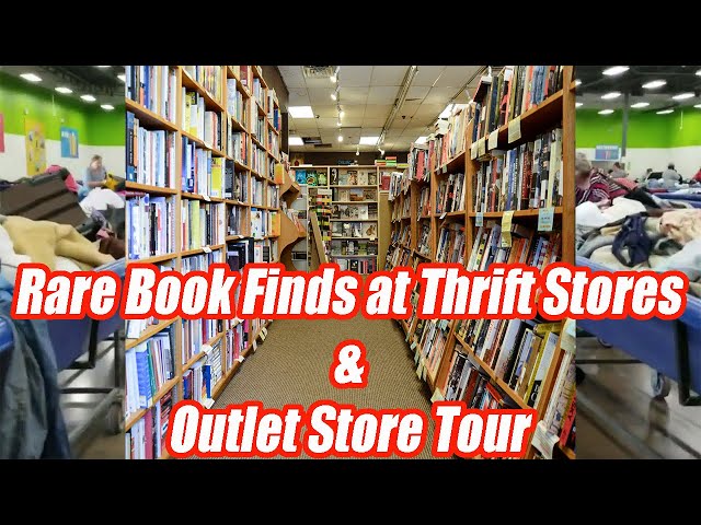 Rare Books Finds At thrift stores & Outlet Tours - Vintage & Antiques - Online Reselling