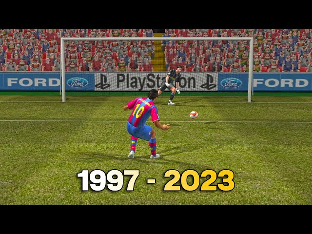 Penalty Kicks From PES 1997 to 2023